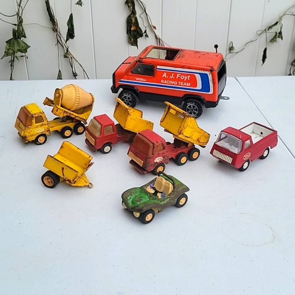 Vtg. TONKA Trucks, Van & Car